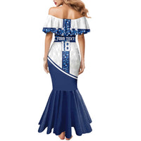 Custom Finland Football Mermaid Dress Suomen jalkapallomaajoukkue