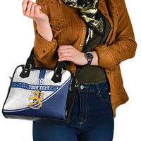 Custom Finland Football Shoulder Handbag Suomen jalkapallomaajoukkue