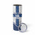 Custom Finland Football Skinny Tumbler Suomen jalkapallomaajoukkue