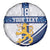 Custom Finland Football Spare Tire Cover Suomen jalkapallomaajoukkue