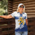 Custom Finland Football Women Polo Shirt Suomen jalkapallomaajoukkue
