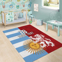 Custom British Lions Argentina Area Rug Unique Style - Wonder Print Shop
