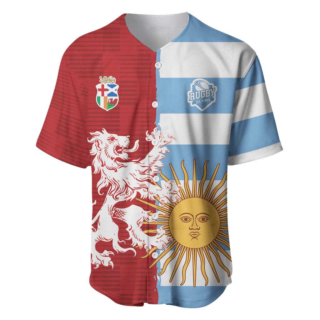 Custom British Lions Argentina Baseball Jersey Unique Style - Wonder Print Shop