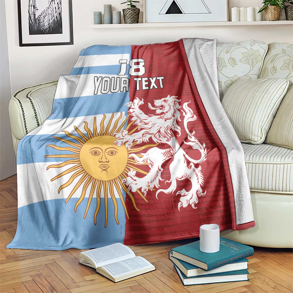 Custom British Lions Argentina Blanket Unique Style - Wonder Print Shop