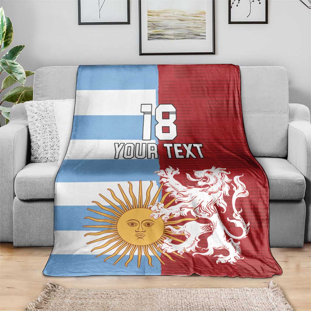 Custom British Lions Argentina Blanket Unique Style - Wonder Print Shop