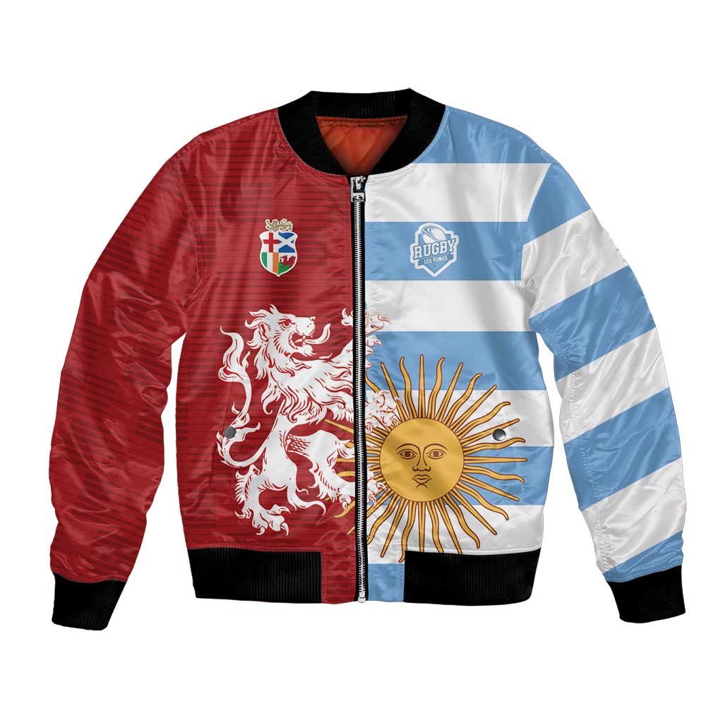 Custom British Lions Argentina Bomber Jacket Unique Style - Wonder Print Shop