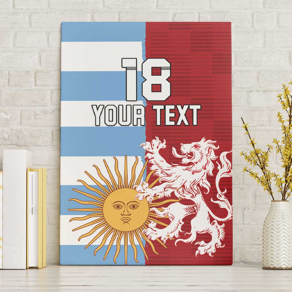 Custom British Lions Argentina Canvas Wall Art Unique Style - Wonder Print Shop