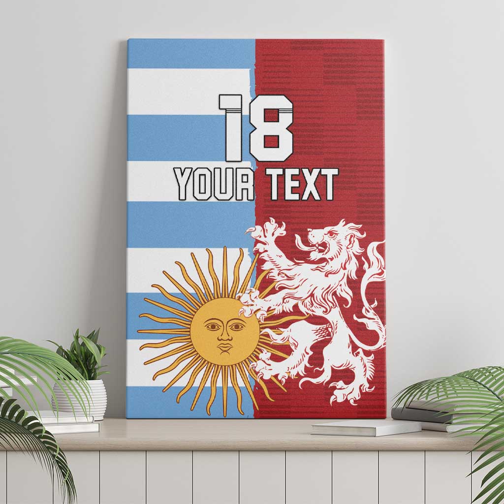 Custom British Lions Argentina Canvas Wall Art Unique Style - Wonder Print Shop