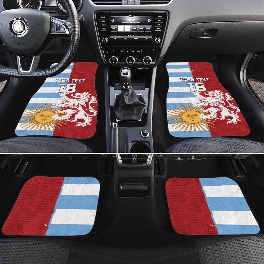 Custom British Lions Argentina Car Mats Unique Style - Wonder Print Shop