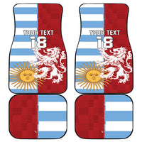 Custom British Lions Argentina Car Mats Unique Style - Wonder Print Shop