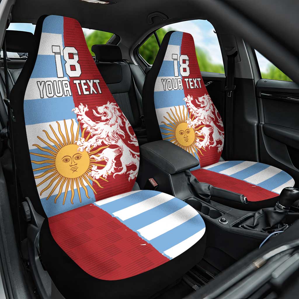 Custom British Lions Argentina Car Seat Cover Unique Style - Wonder Print Shop