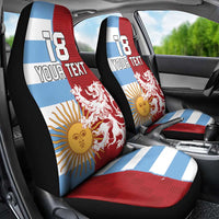 Custom British Lions Argentina Car Seat Cover Unique Style - Wonder Print Shop