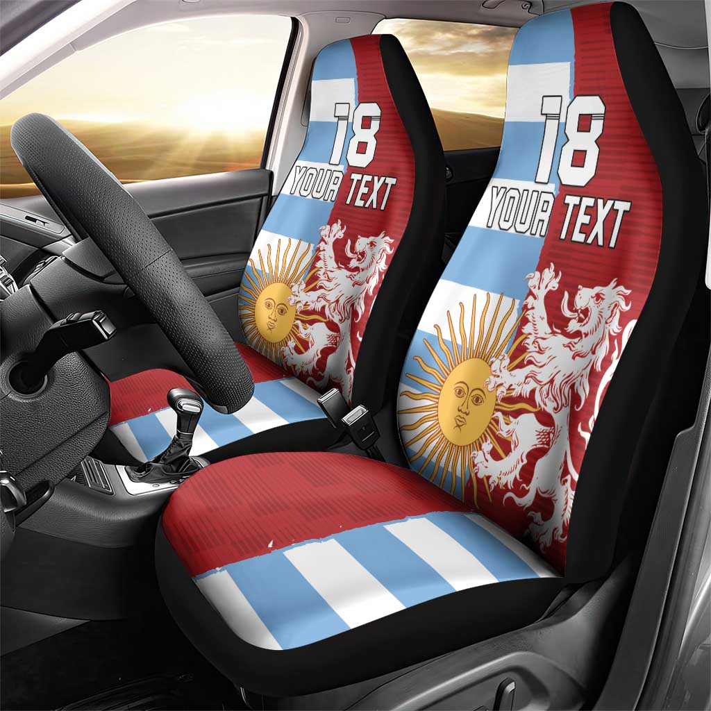 Custom British Lions Argentina Car Seat Cover Unique Style - Wonder Print Shop