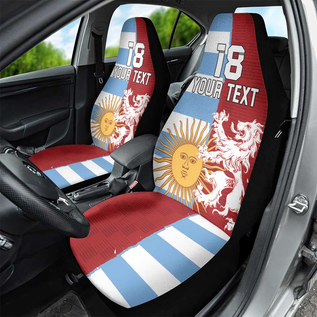 Custom British Lions Argentina Car Seat Cover Unique Style - Wonder Print Shop