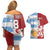 Custom British Lions Argentina Couples Matching Off Shoulder Short Dress and Hawaiian Shirt Unique Style - Wonder Print Shop