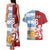 Custom British Lions Argentina Couples Matching Tank Maxi Dress and Hawaiian Shirt Unique Style - Wonder Print Shop