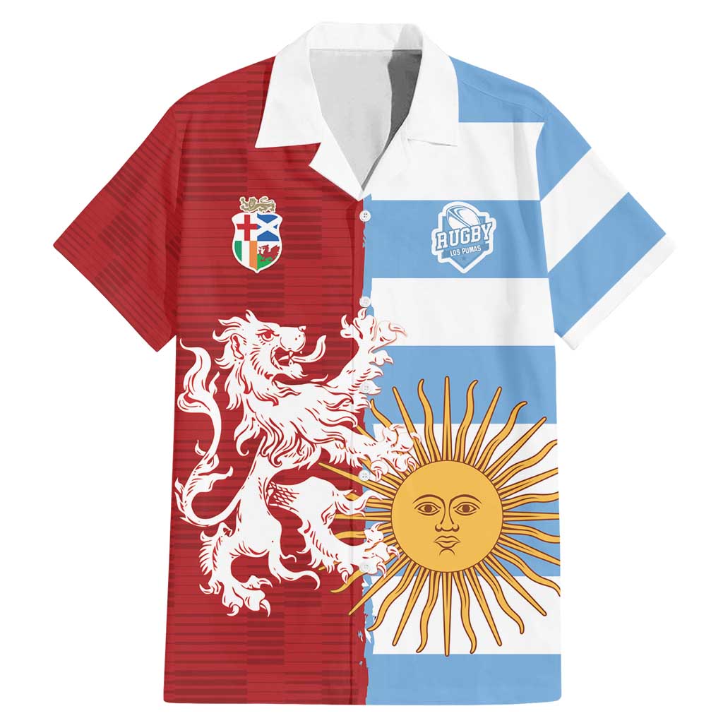 Custom British Lions Argentina Family Matching Mermaid Dress and Hawaiian Shirt Unique Style - Wonder Print Shop