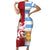 Custom British Lions Argentina Family Matching Short Sleeve Bodycon Dress and Hawaiian Shirt Unique Style - Wonder Print Shop
