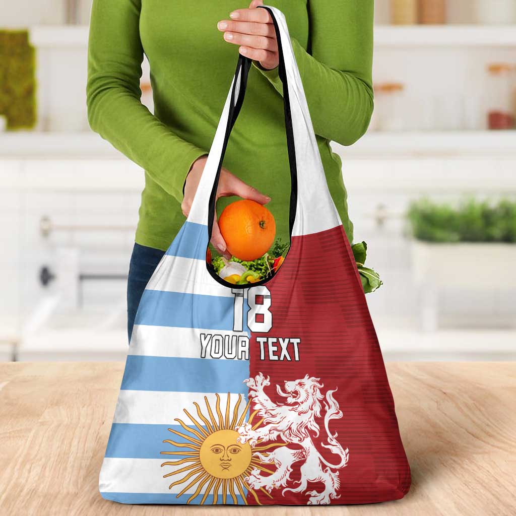 Custom British Lions Argentina Grocery Bag Unique Style - Wonder Print Shop
