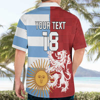 Custom British Lions Argentina Hawaiian Shirt Unique Style - Wonder Print Shop
