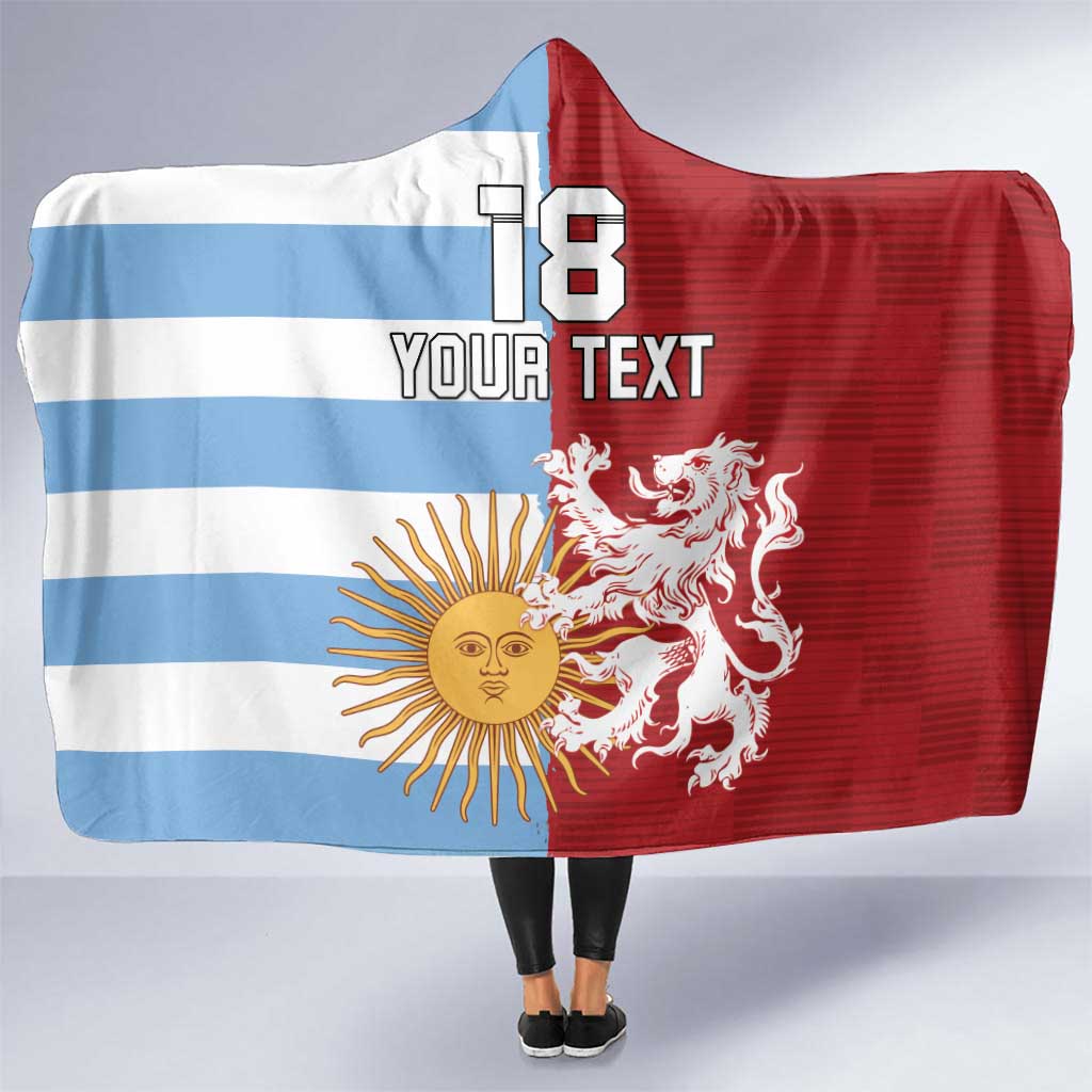 Custom British Lions Argentina Hooded Blanket Unique Style - Wonder Print Shop