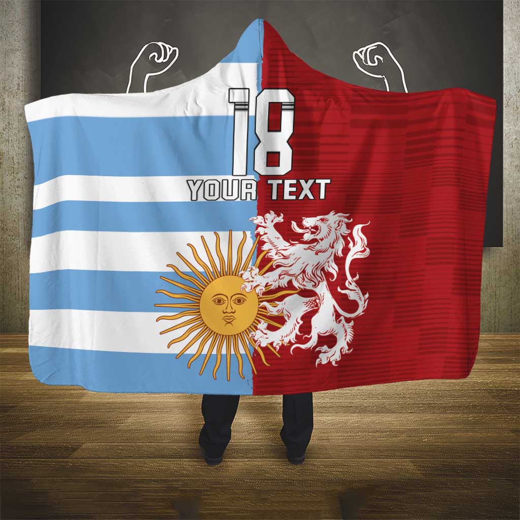 Custom British Lions Argentina Hooded Blanket Unique Style - Wonder Print Shop