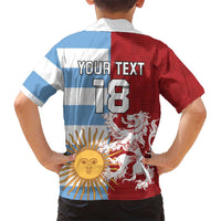 Custom British Lions Argentina Kid Hawaiian Shirt Unique Style - Wonder Print Shop