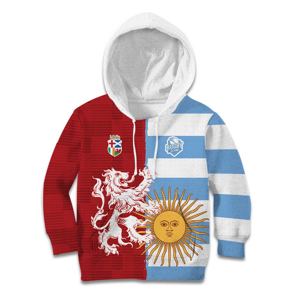 Custom British Lions Argentina Kid Hoodie Unique Style - Wonder Print Shop