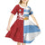 Custom British Lions Argentina Kid Short Sleeve Dress Unique Style - Wonder Print Shop