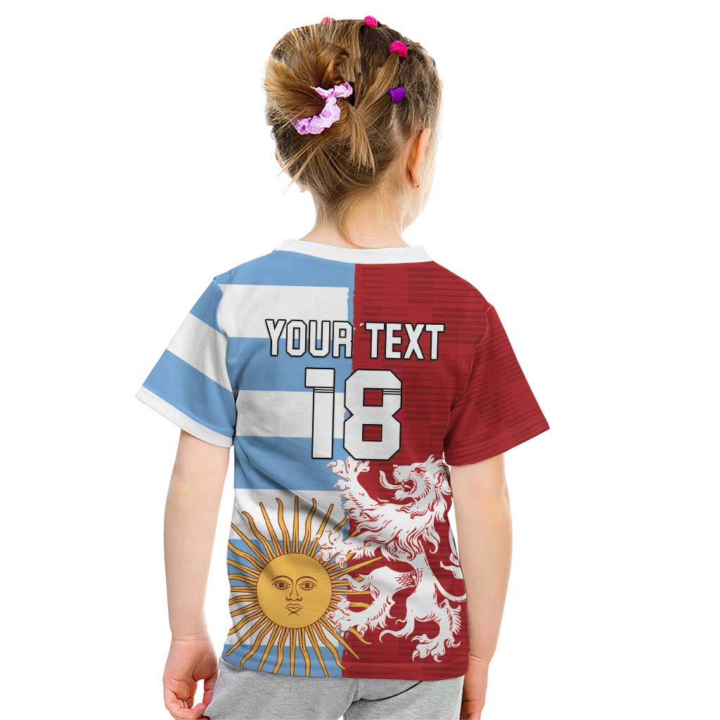 Custom British Lions Argentina Kid T Shirt Unique Style - Wonder Print Shop