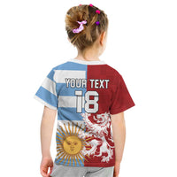 Custom British Lions Argentina Kid T Shirt Unique Style - Wonder Print Shop