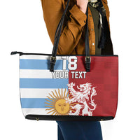 Custom British Lions Argentina Leather Tote Bag Unique Style - Wonder Print Shop