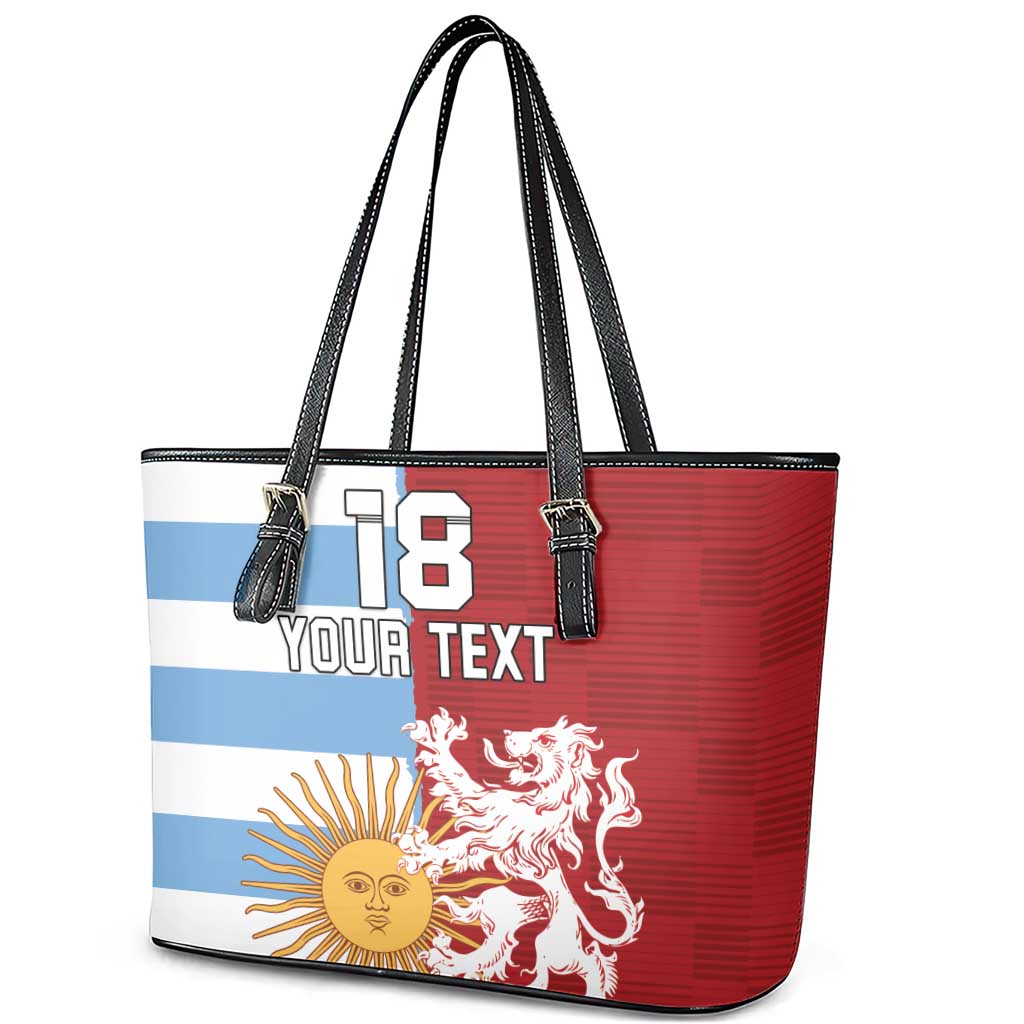 Custom British Lions Argentina Leather Tote Bag Unique Style - Wonder Print Shop