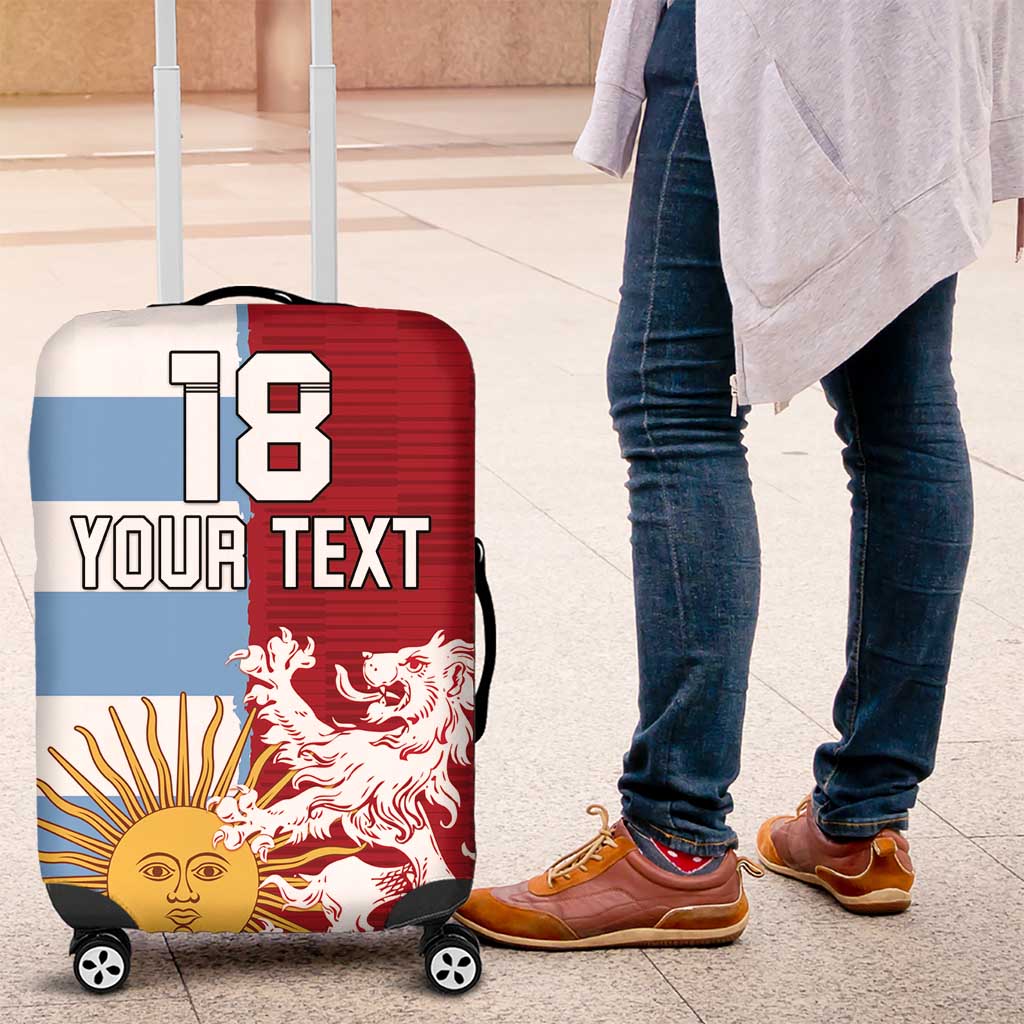Custom British Lions Argentina Luggage Cover Unique Style - Wonder Print Shop
