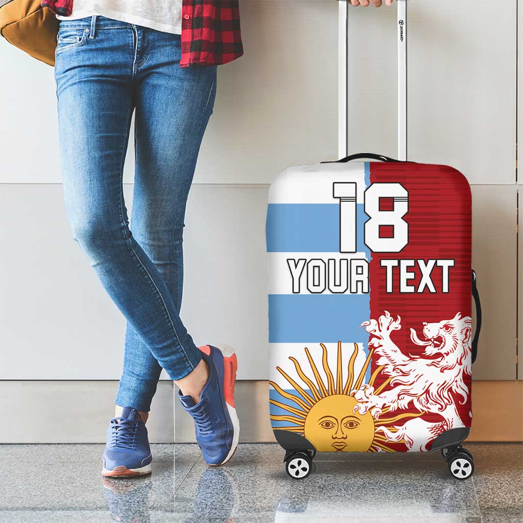 Custom British Lions Argentina Luggage Cover Unique Style - Wonder Print Shop