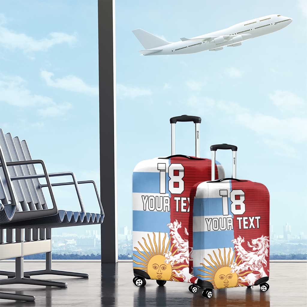 Custom British Lions Argentina Luggage Cover Unique Style - Wonder Print Shop