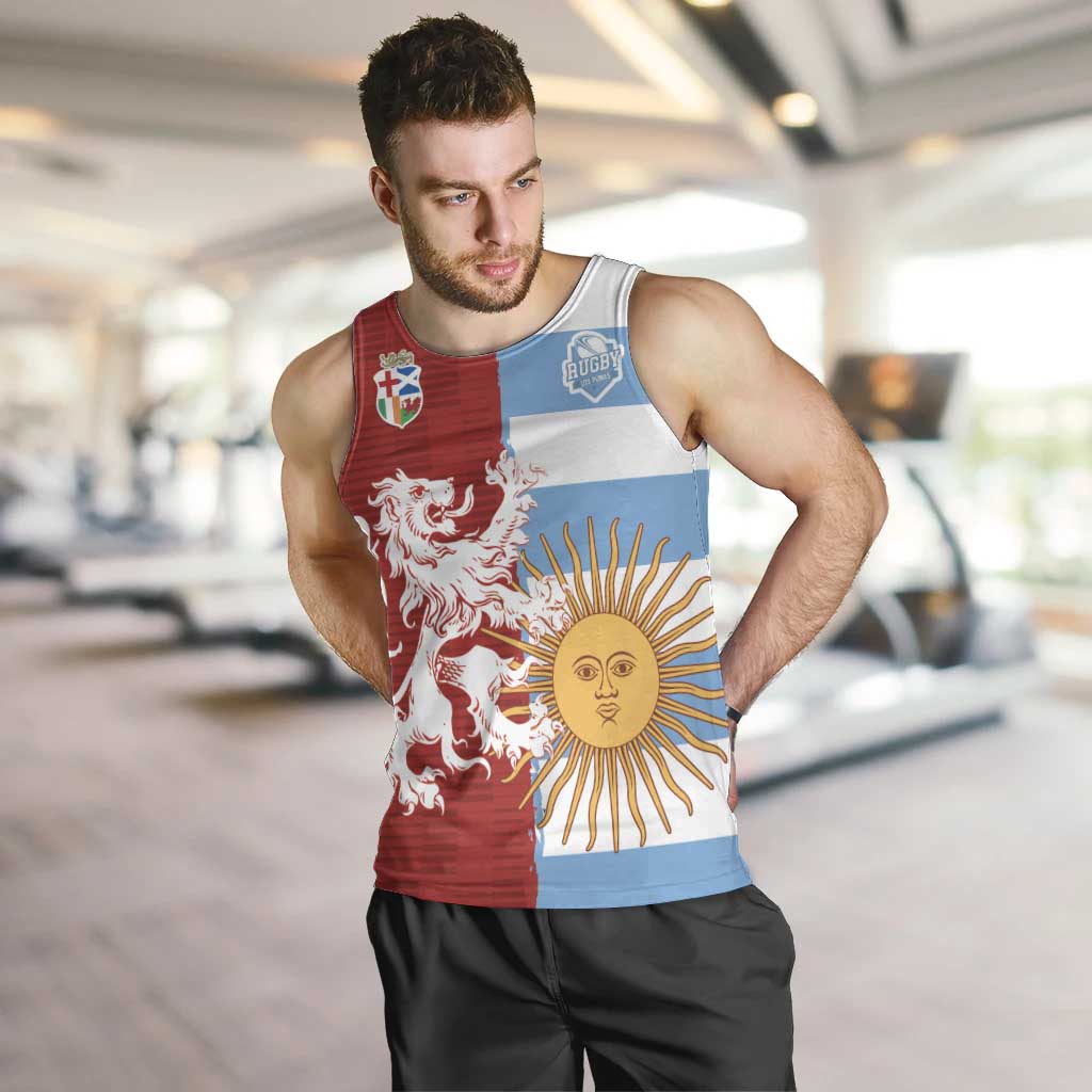 Custom British Lions Argentina Men Tank Top Unique Style - Wonder Print Shop