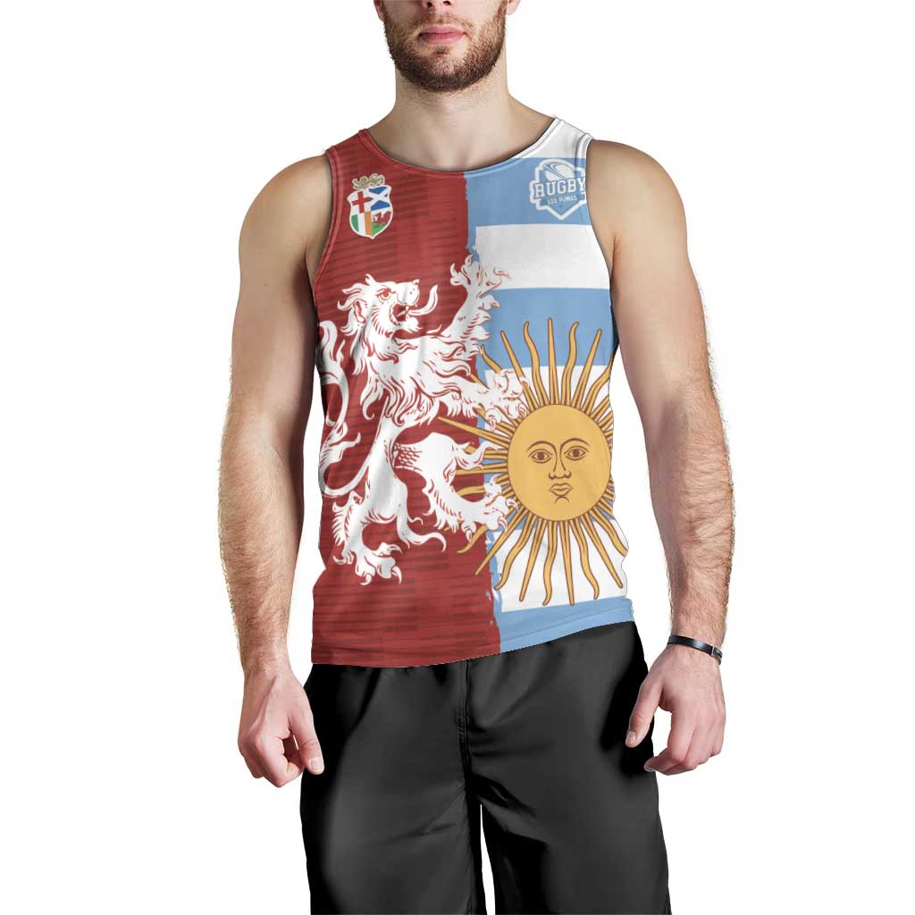 Custom British Lions Argentina Men Tank Top Unique Style - Wonder Print Shop