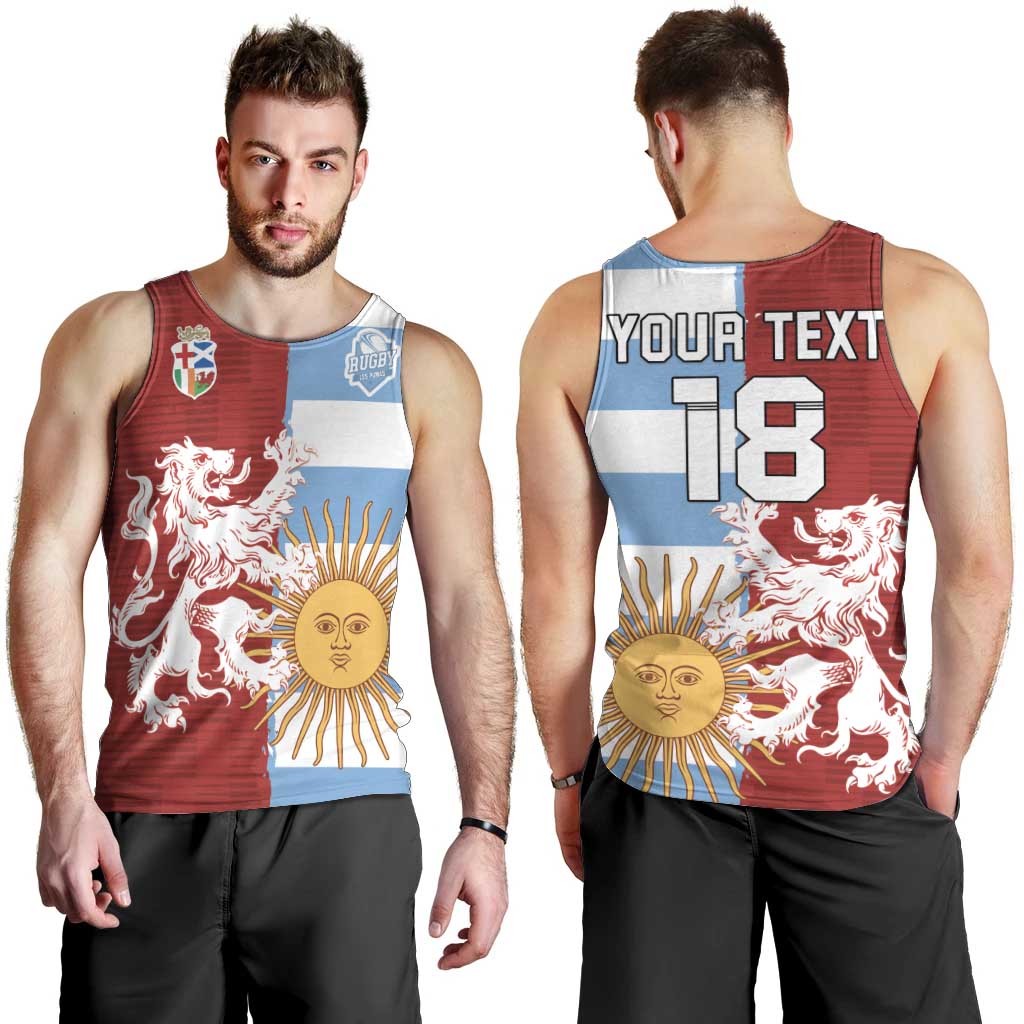 Custom British Lions Argentina Men Tank Top Unique Style - Wonder Print Shop