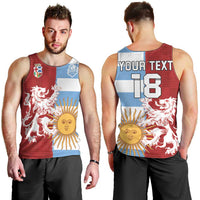 Custom British Lions Argentina Men Tank Top Unique Style - Wonder Print Shop
