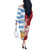 Custom British Lions Argentina Off The Shoulder Long Sleeve Dress Unique Style - Wonder Print Shop