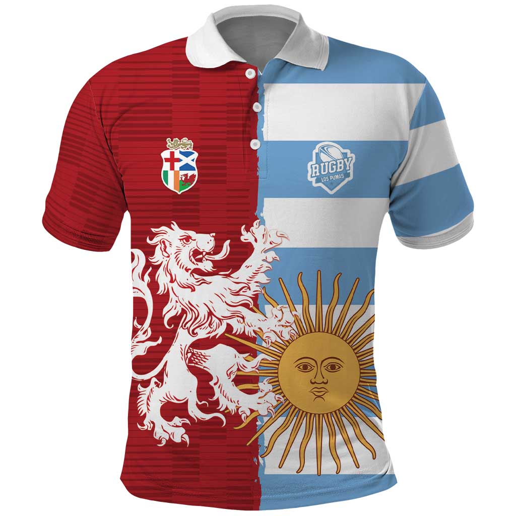 Custom British Lions Argentina Polo Shirt Unique Style - Wonder Print Shop