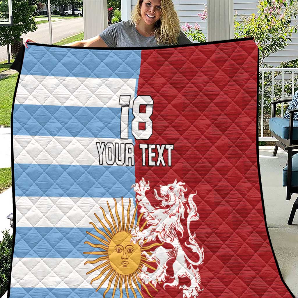 Custom British Lions Argentina Quilt Unique Style - Wonder Print Shop