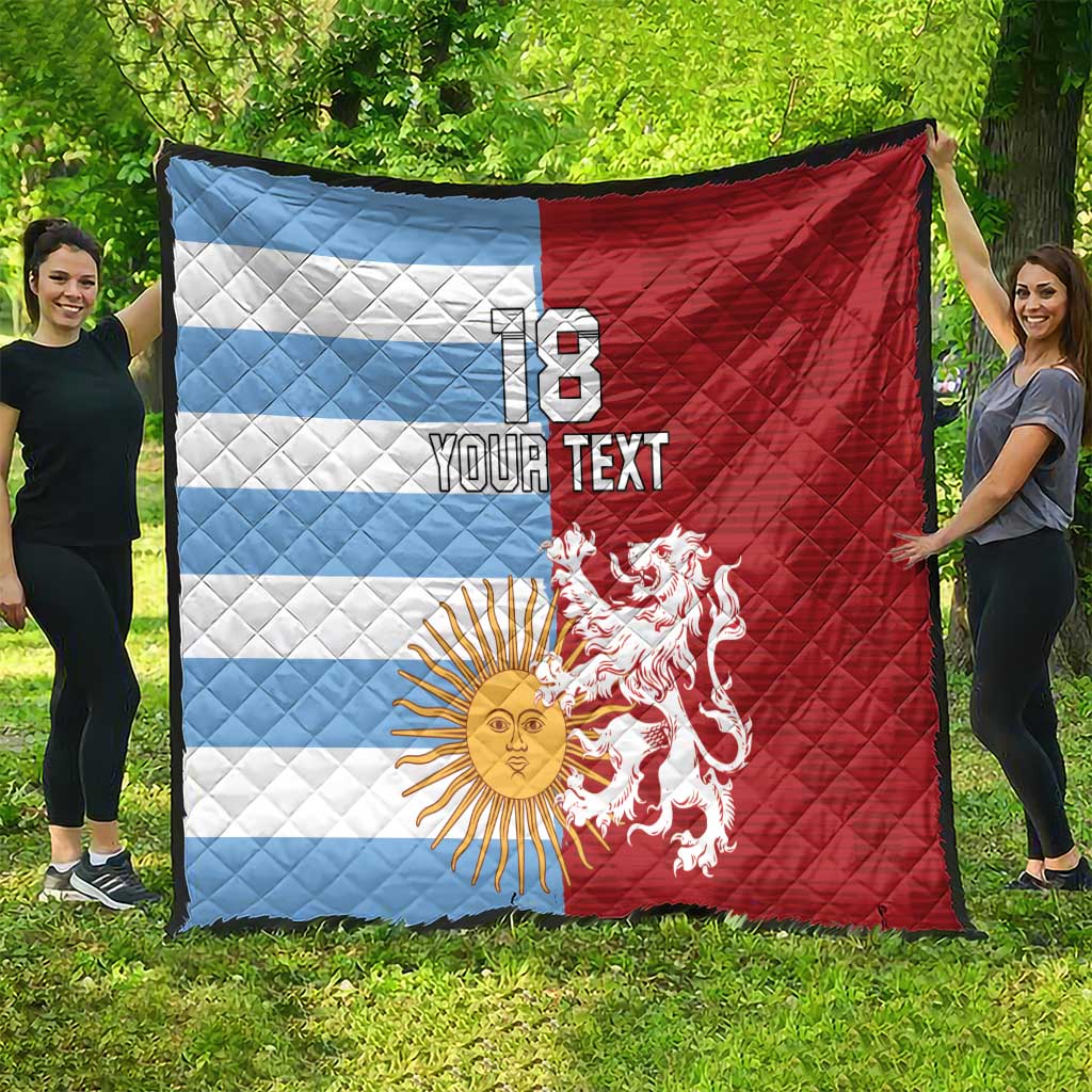 Custom British Lions Argentina Quilt Unique Style - Wonder Print Shop