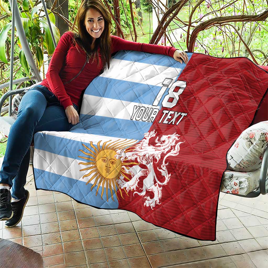 Custom British Lions Argentina Quilt Unique Style - Wonder Print Shop