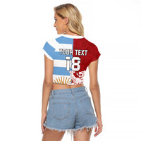 Custom British Lions Argentina Raglan Cropped T Shirt Unique Style - Wonder Print Shop