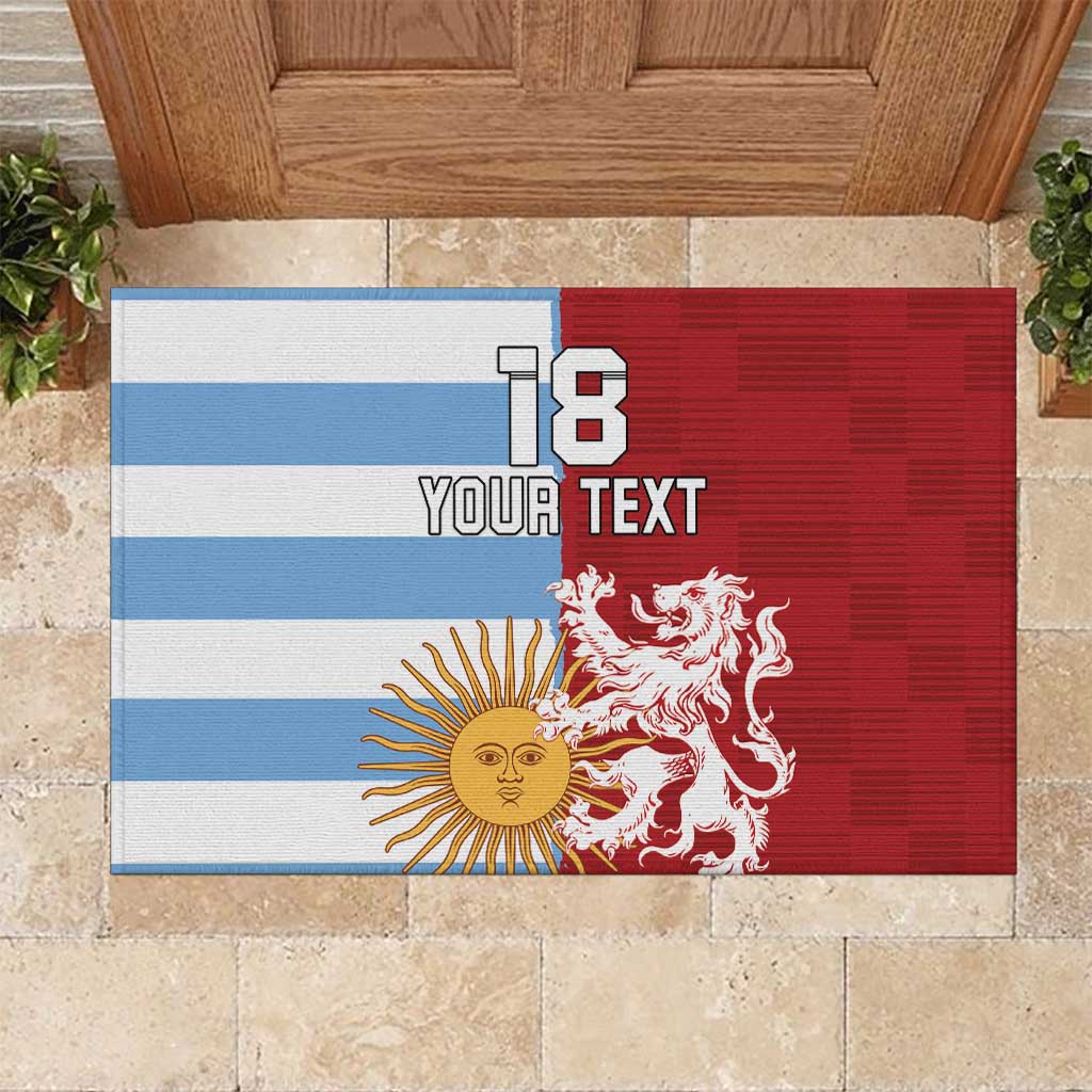 Custom British Lions Argentina Rubber Doormat Unique Style - Wonder Print Shop