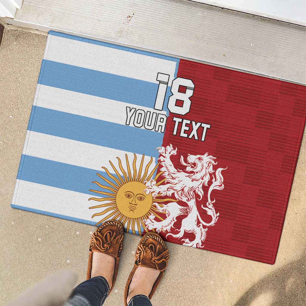 Custom British Lions Argentina Rubber Doormat Unique Style - Wonder Print Shop