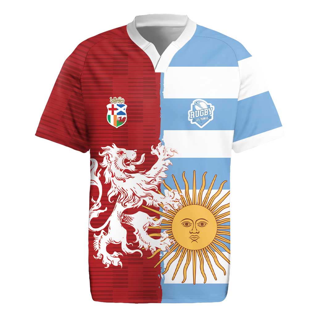 Custom British Lions Argentina Rugby Jersey Unique Style - Wonder Print Shop