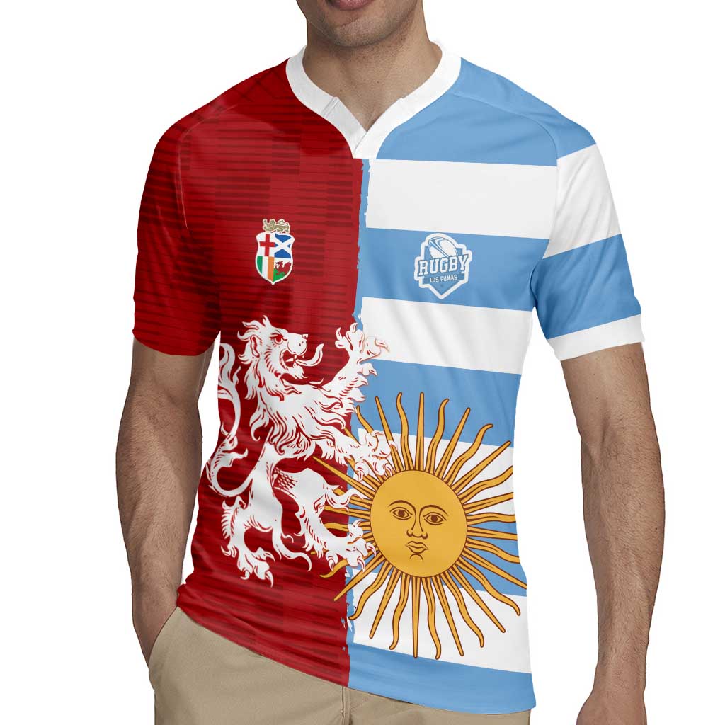 Custom British Lions Argentina Rugby Jersey Unique Style - Wonder Print Shop